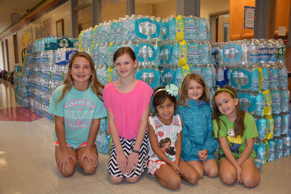 West End students send water to hurricane victims